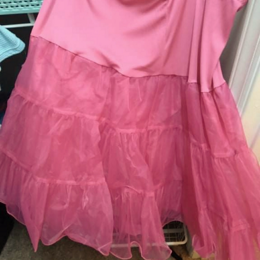 Hot pink petticoat